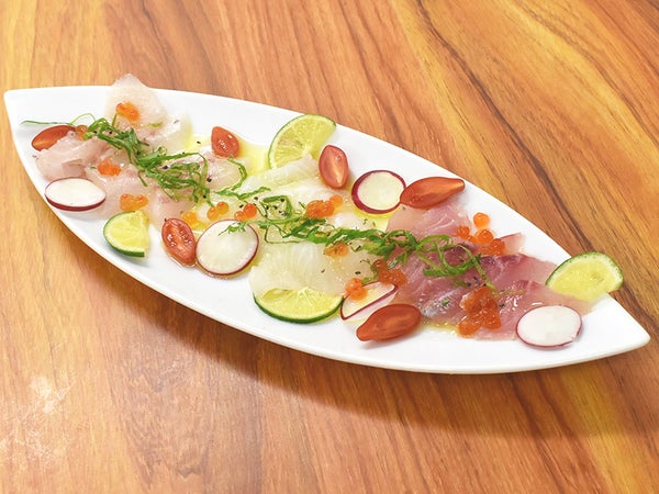 江戸前鮮魚のカルパッチョ